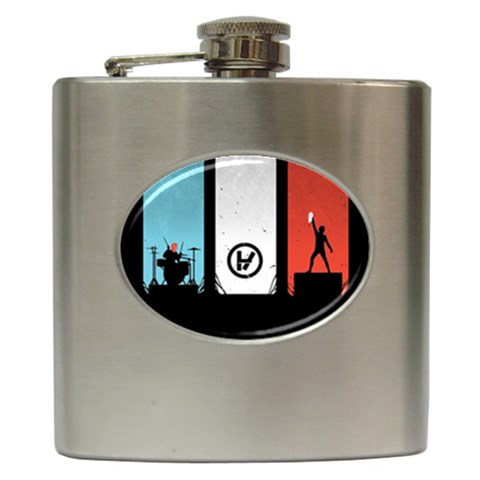 Twenty One 21 Pilots Hip Flask (6 oz) from ArtsNow.com Front