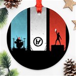 Twenty One 21 Pilots Round Ornament (Two Sides)