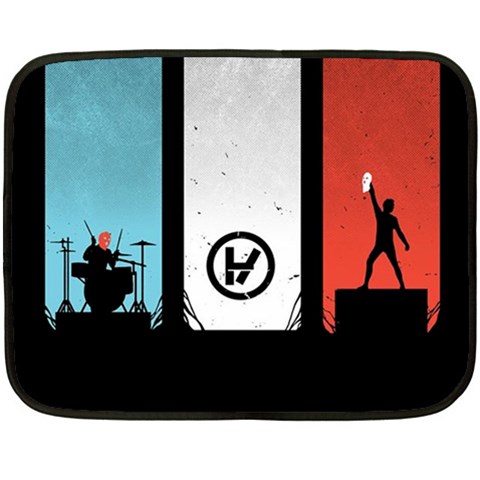 Twenty One 21 Pilots Double Sided Fleece Blanket (Mini) from ArtsNow.com 35 x27  Blanket Front