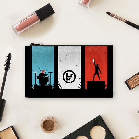 Twenty One 21 Pilots Cosmetic Bag (Small) from ArtsNow.com Front