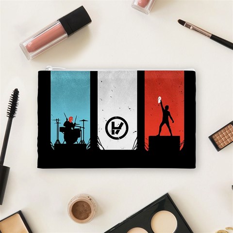 Twenty One 21 Pilots Cosmetic Bag (Medium) from ArtsNow.com Front