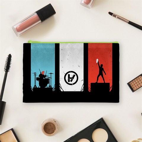 Twenty One 21 Pilots Cosmetic Bag (Medium) from ArtsNow.com Front