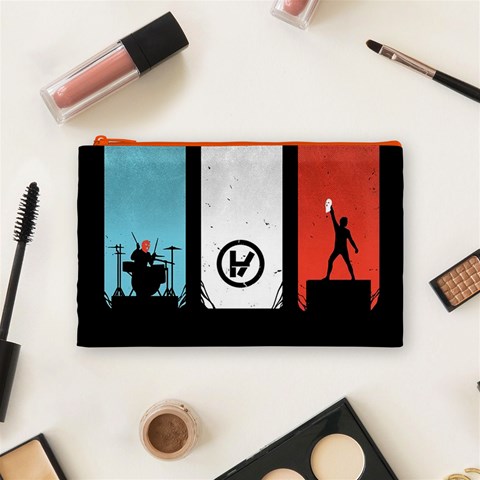 Twenty One 21 Pilots Cosmetic Bag (Medium) from ArtsNow.com Front