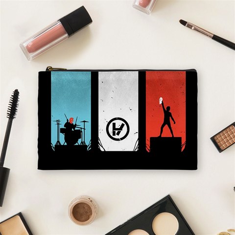 Twenty One 21 Pilots Cosmetic Bag (Medium) from ArtsNow.com Front