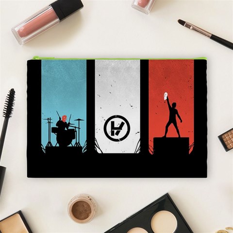 Twenty One 21 Pilots Cosmetic Bag (Large) from ArtsNow.com Front