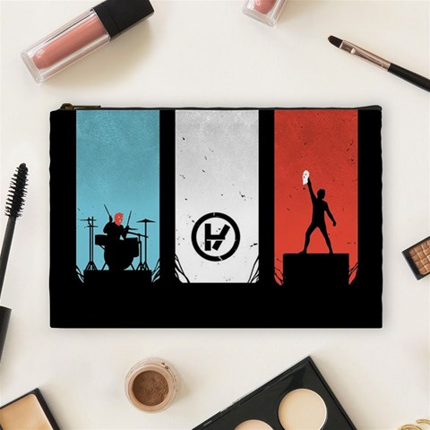 Twenty One 21 Pilots Cosmetic Bag (Large) from ArtsNow.com Front