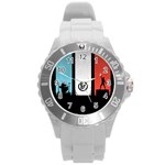Twenty One 21 Pilots Round Plastic Sport Watch (L)