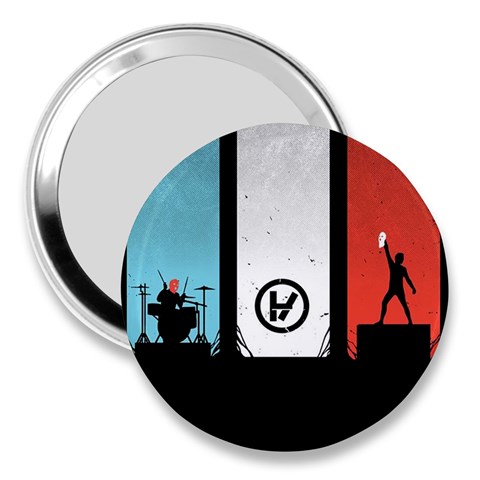 Twenty One 21 Pilots 3  Handbag Mirror from ArtsNow.com Front
