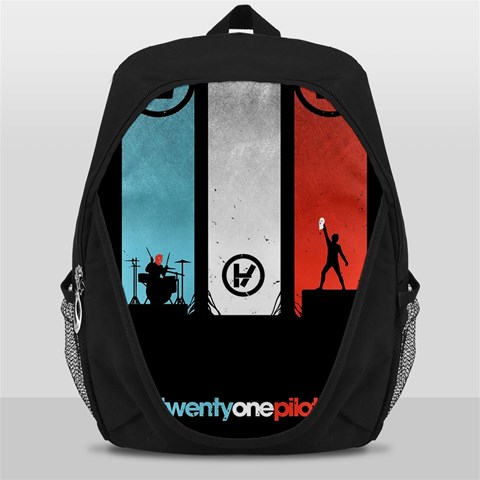 Twenty One 21 Pilots Backpack Bag from ArtsNow.com Front