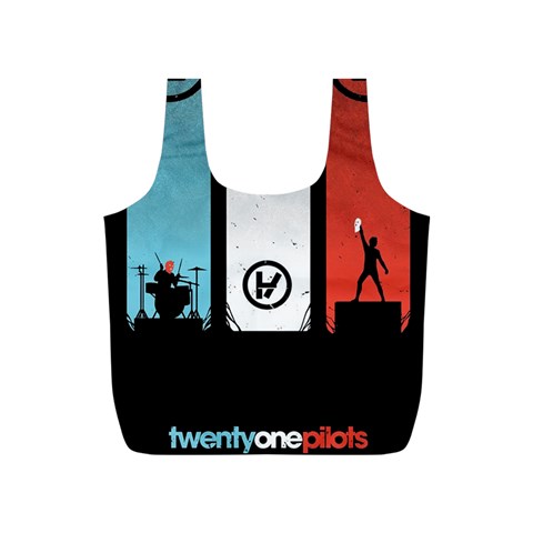 Twenty One 21 Pilots Full Print Recycle Bag (S) from ArtsNow.com Front