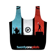 Twenty One 21 Pilots Full Print Recycle Bag (M) from ArtsNow.com Back