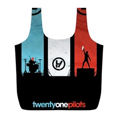 Twenty One 21 Pilots Full Print Recycle Bag (L) from ArtsNow.com Back