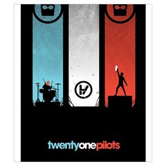 Twenty One 21 Pilots Drawstring Pouch (Small) from ArtsNow.com Back