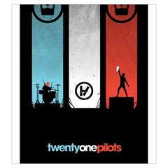 Twenty One 21 Pilots Drawstring Pouch (Large) from ArtsNow.com Back