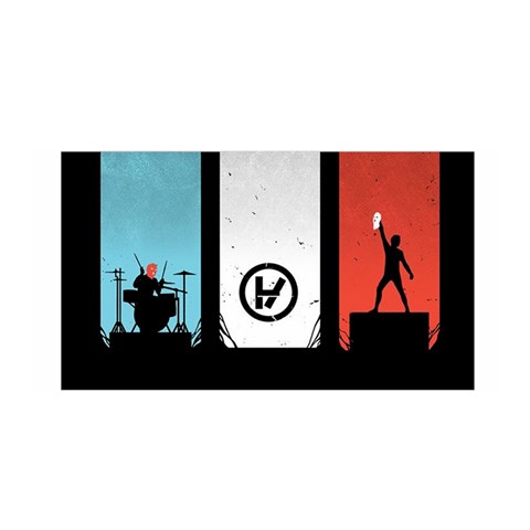 Twenty One 21 Pilots Satin Wrap from ArtsNow.com Front