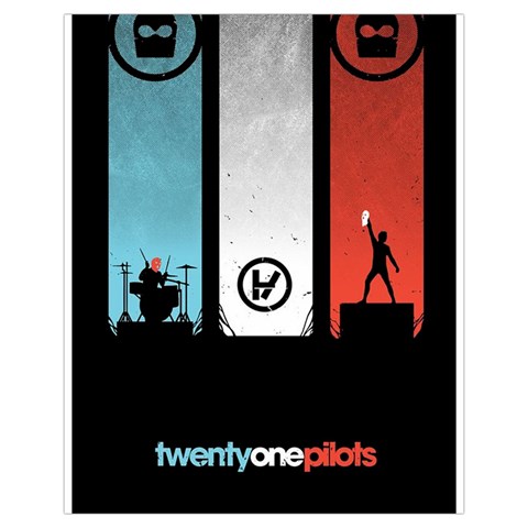 Twenty One 21 Pilots Drawstring Pouch (XL) from ArtsNow.com Front