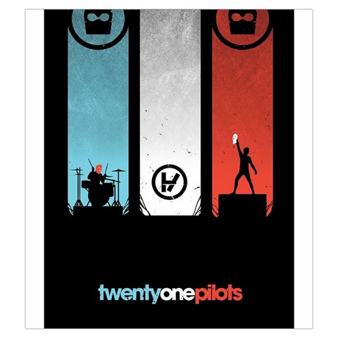 Twenty One 21 Pilots Drawstring Pouch (XXL) from ArtsNow.com Front