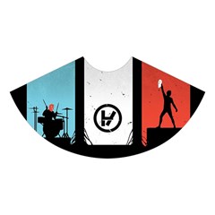 Twenty One 21 Pilots Midi Sleeveless Dress from ArtsNow.com Skirt Back