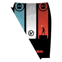 Twenty One 21 Pilots Midi Wrap Pencil Skirt from ArtsNow.com Front Left