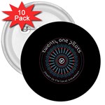 Twenty One Pilots Power To The Local Dreamder 3  Button (10 pack)