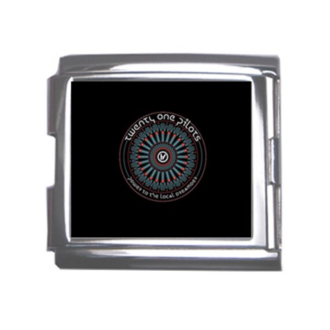 Twenty One Pilots Power To The Local Dreamder Mega Link Italian Charm (18mm) from ArtsNow.com Front
