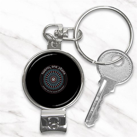 Twenty One Pilots Power To The Local Dreamder Nail Clippers Key Chain from ArtsNow.com Front
