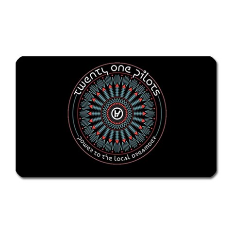 Twenty One Pilots Power To The Local Dreamder Magnet (Rectangular) from ArtsNow.com Front