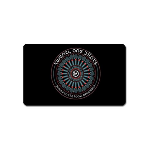 Twenty One Pilots Power To The Local Dreamder Magnet (Name Card) from ArtsNow.com Front