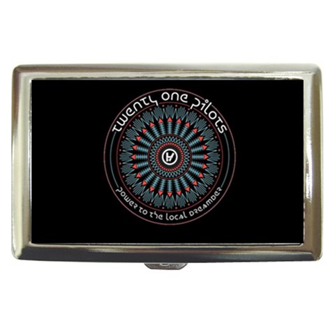 Twenty One Pilots Power To The Local Dreamder Cigarette Money Case from ArtsNow.com Front
