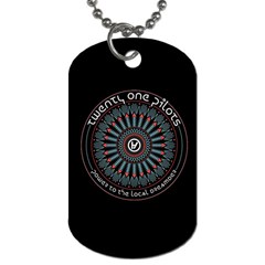Twenty One Pilots Power To The Local Dreamder Dog Tag (Two Sides) from ArtsNow.com Front