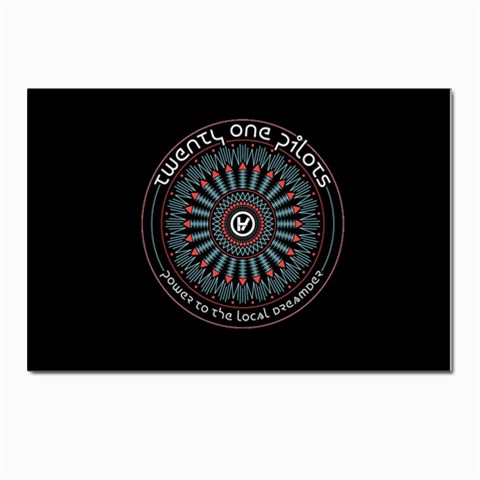 Twenty One Pilots Power To The Local Dreamder Postcards 5  x 7  (Pkg of 10) from ArtsNow.com Front