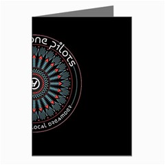 Twenty One Pilots Power To The Local Dreamder Greeting Cards (Pkg of 8) from ArtsNow.com Left