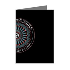 Twenty One Pilots Power To The Local Dreamder Mini Greeting Card from ArtsNow.com Left