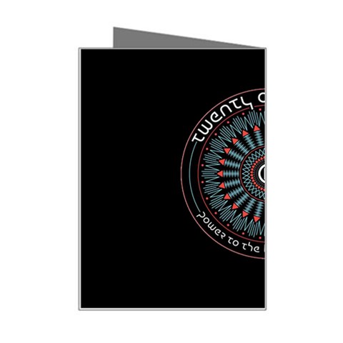 Twenty One Pilots Power To The Local Dreamder Mini Greeting Card from ArtsNow.com Right