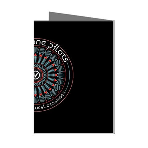 Twenty One Pilots Power To The Local Dreamder Mini Greeting Cards (Pkg of 8) from ArtsNow.com Left