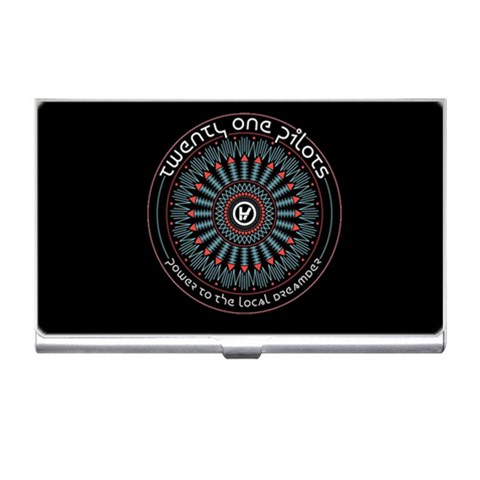 Twenty One Pilots Power To The Local Dreamder Business Card Holder from ArtsNow.com Front