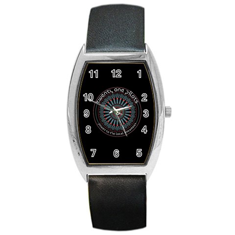 Twenty One Pilots Power To The Local Dreamder Barrel Style Metal Watch from ArtsNow.com Front