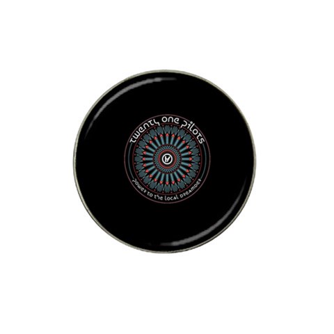 Twenty One Pilots Power To The Local Dreamder Hat Clip Ball Marker (10 pack) from ArtsNow.com Front