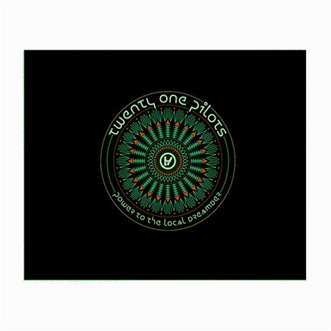 Twenty One Pilots Power To The Local Dreamder Small Glasses Cloth from ArtsNow.com Front