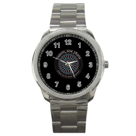 Twenty One Pilots Power To The Local Dreamder Sport Metal Watch from ArtsNow.com Front