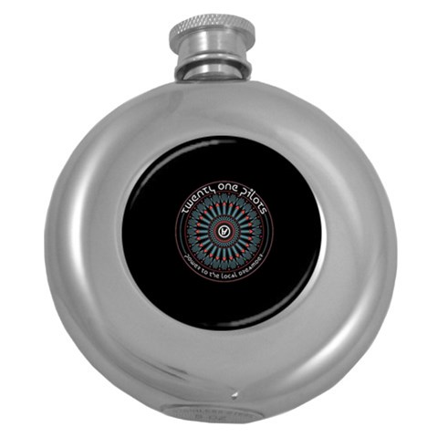Twenty One Pilots Power To The Local Dreamder Hip Flask (5 oz) from ArtsNow.com Front