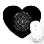 Twenty One Pilots Power To The Local Dreamder Heart Mousepad