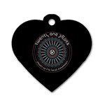 Twenty One Pilots Power To The Local Dreamder Dog Tag Heart (Two Sides)