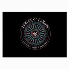 Twenty One Pilots Power To The Local Dreamder Large Glasses Cloth (2 Sides) from ArtsNow.com Back