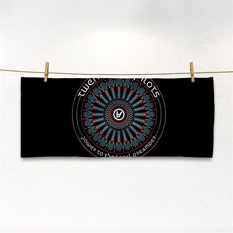 Twenty One Pilots Power To The Local Dreamder Hand Towel from ArtsNow.com Front