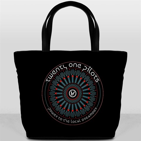 Twenty One Pilots Power To The Local Dreamder Bucket Bag from ArtsNow.com Front
