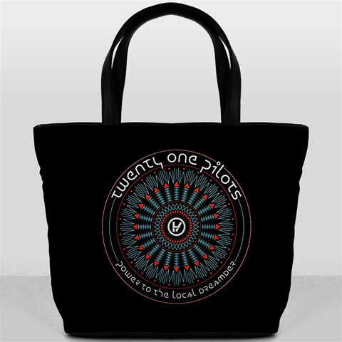 Twenty One Pilots Power To The Local Dreamder Bucket Bag from ArtsNow.com Back