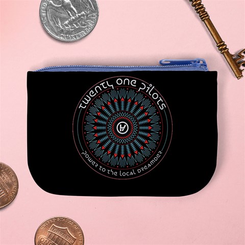 Twenty One Pilots Power To The Local Dreamder Mini Coin Purse from ArtsNow.com Back