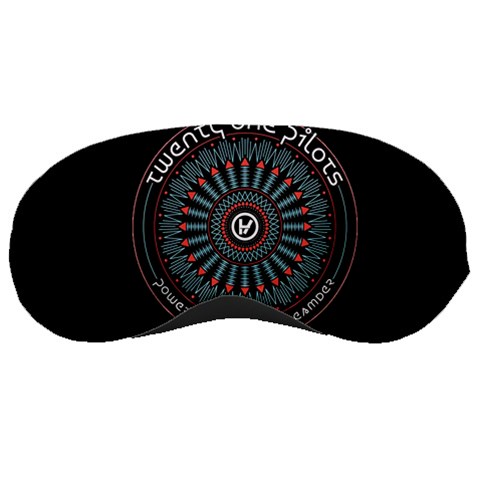 Twenty One Pilots Power To The Local Dreamder Sleeping Mask from ArtsNow.com Front