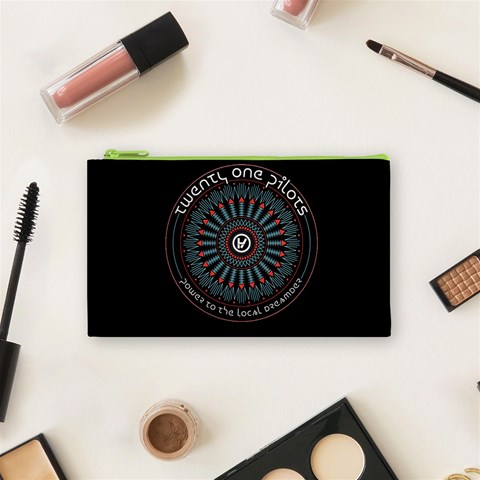 Twenty One Pilots Power To The Local Dreamder Cosmetic Bag (Small) from ArtsNow.com Front